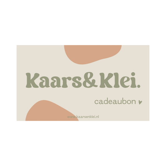 Kaars & Klei cadeaubon
